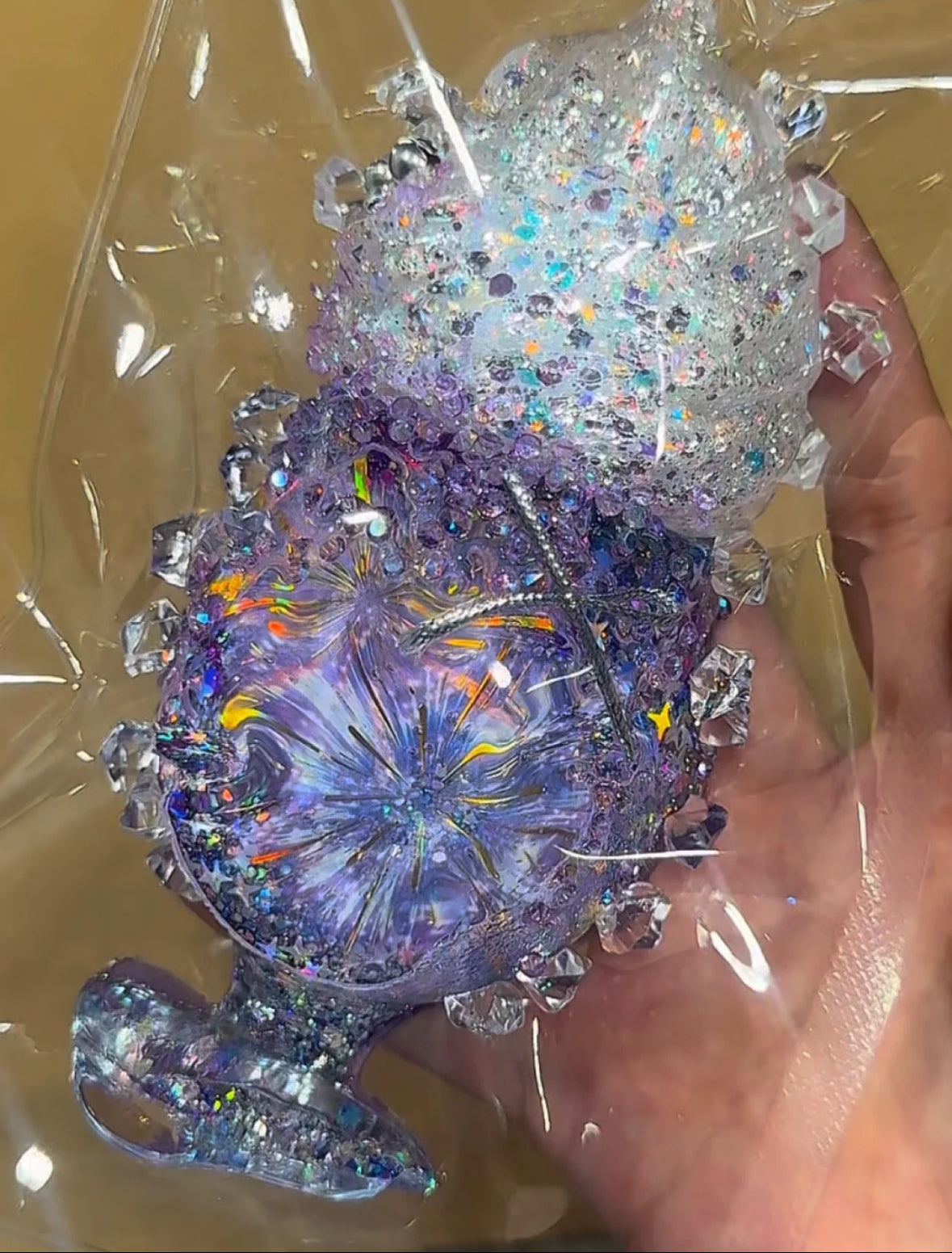 Puff Purple Cup squishy toy